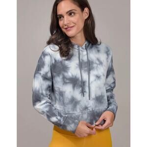 90 DEGREE BY REFLEX NWT Women's Tie Dye Pullover Sweatshirt Hoodie S